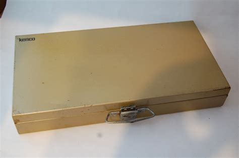 35mm slide storage boxes metal kenco|Lot Vintage Kenco 35mm Slide Holder Storage Box Metal 7.5” X .